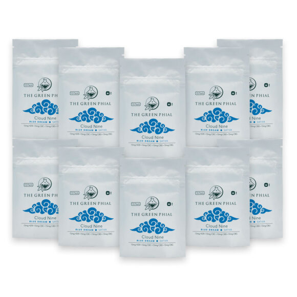 Cloud Nine Gummies Blue Dream Sativa Gummies Case Box 10