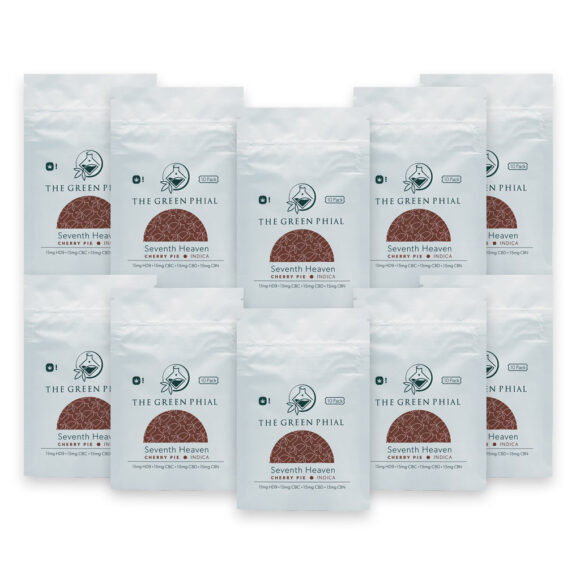 Seventh Heaven Gummies Cherry Pie Indica Case Box 10